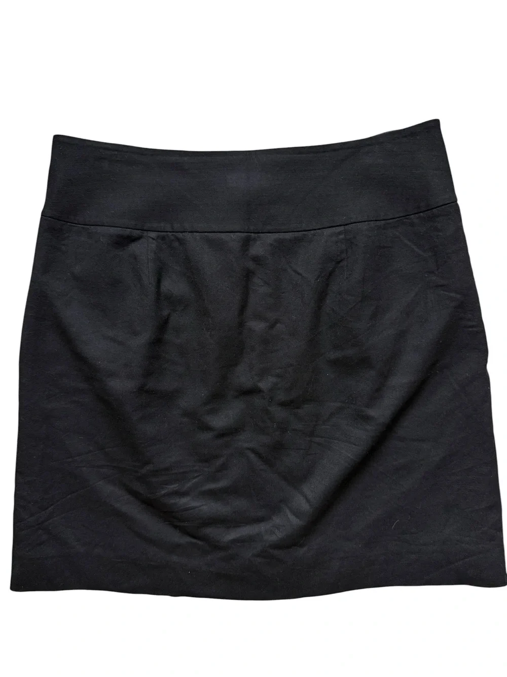 J Crew Black Wool Skirt Size 8
